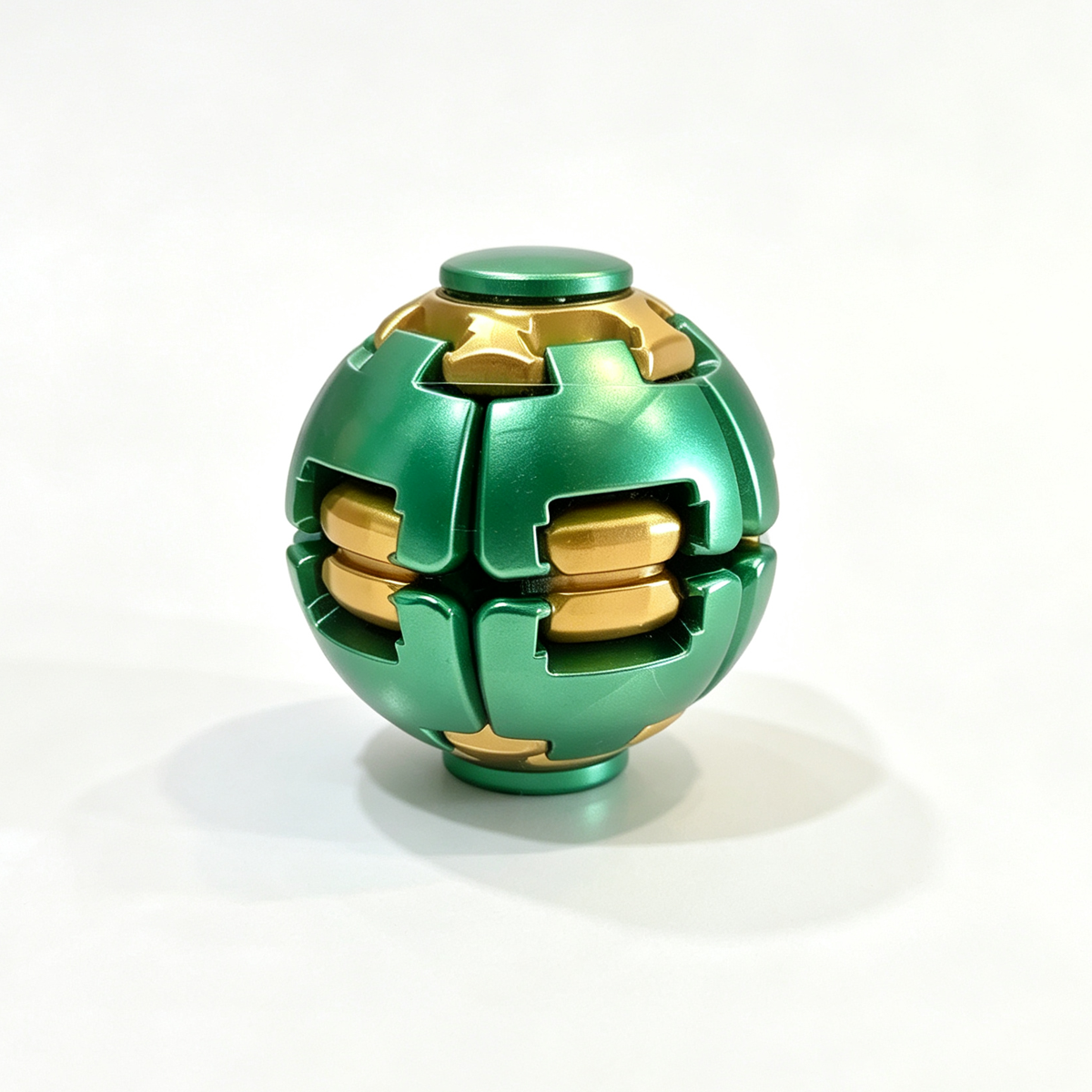 Premium Metallic Fidget Spinner Ball — Luxury Stress Relief Sensory Toy (4 Colors)