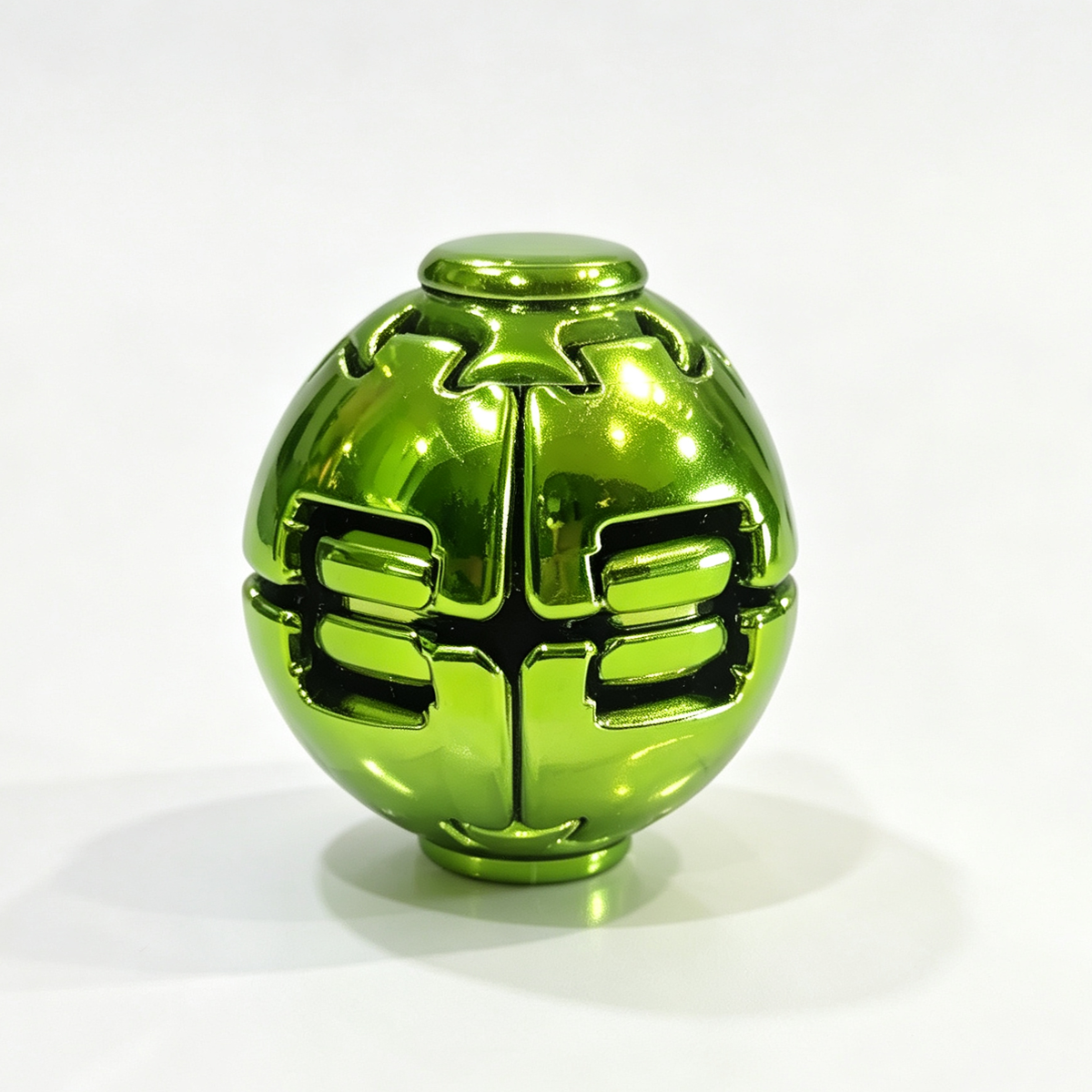 Electroplated Press Fidget Ball – Metallic Finish Press Toy