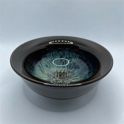 031-JianZhan Chinese Tea Cups Handcrafted Tenmoku Tea Cup Ceramic Teacup Mug matcha Tenmoku bowl Crafts Collection|Father's Day Gift