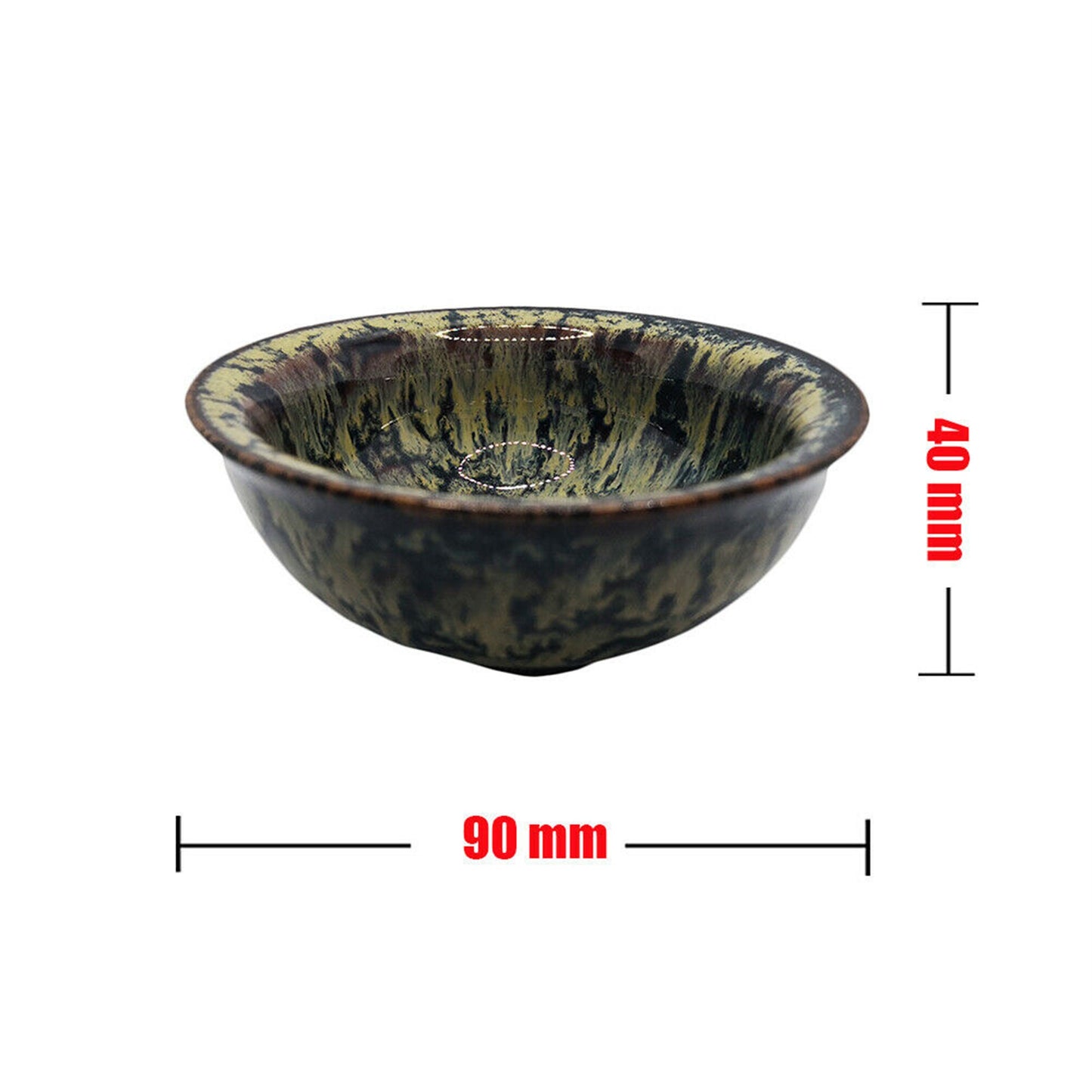 022-Chinese JianZhan Handcrafted Tenmoku Tea Cup Ceramic Teacup Mug Crafts Japanese Tea Cup Collection