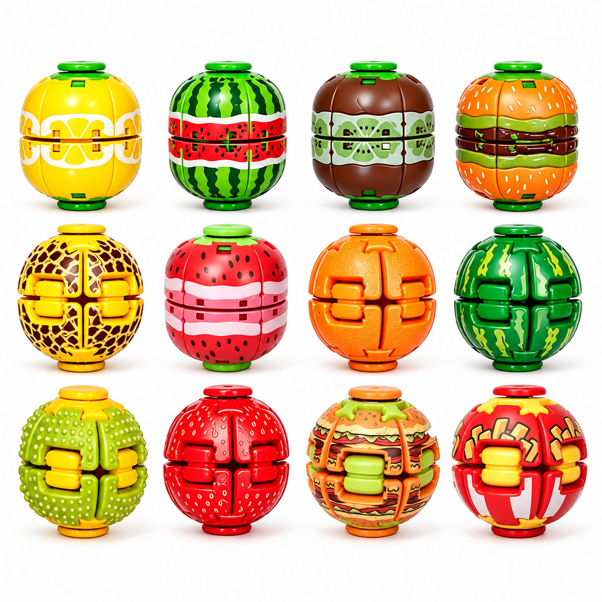 Fruit & Food Fidget Balls