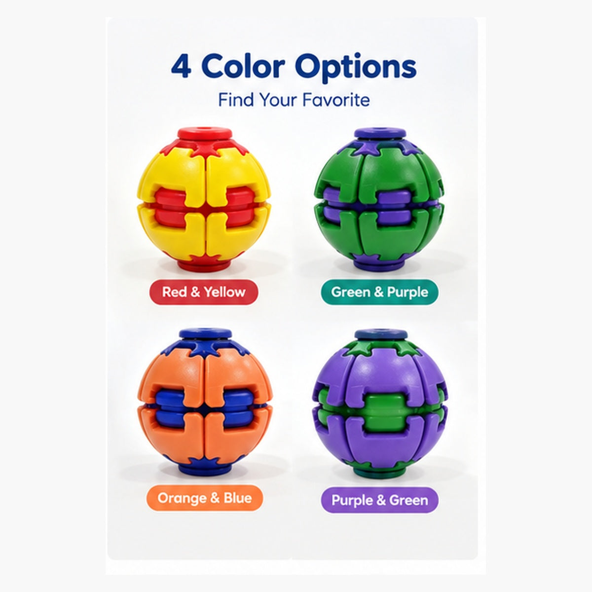 Classic Press Fidget Ball – Colorful Press Toy