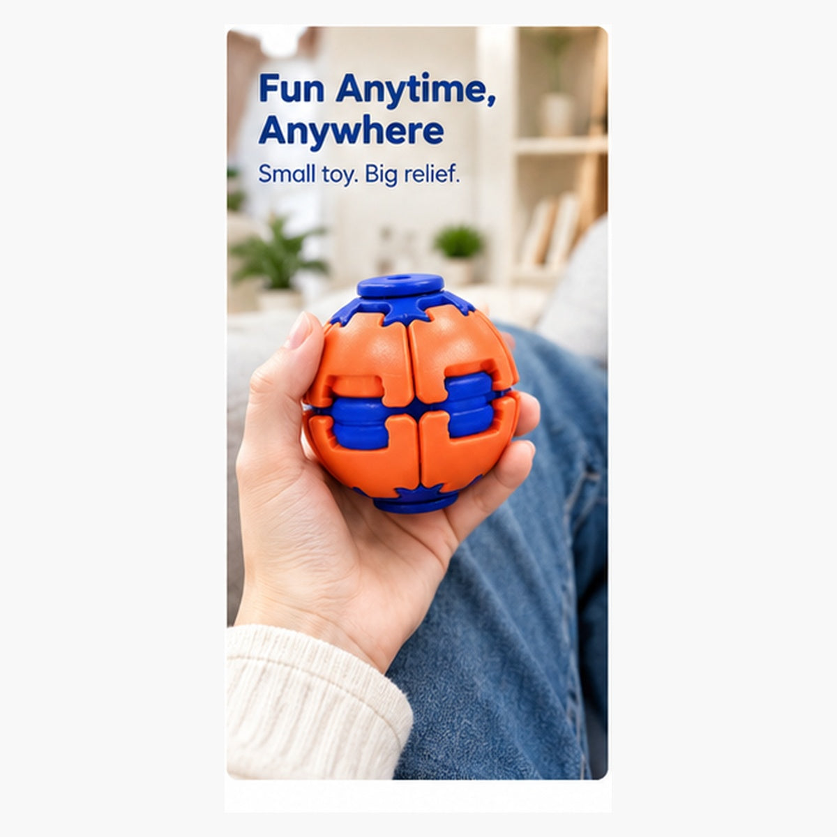 Classic Press Fidget Ball – Colorful Press Toy