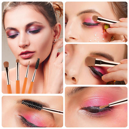 24PCS Makeup Brush Set Foundation Eyebrow Blush Concealer Face Powder Brush Kit