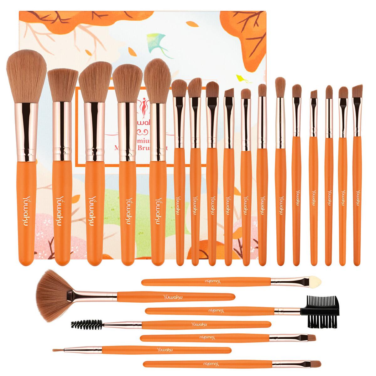24PCS Makeup Brush Set Foundation Eyebrow Blush Concealer Face Powder Brush Kit