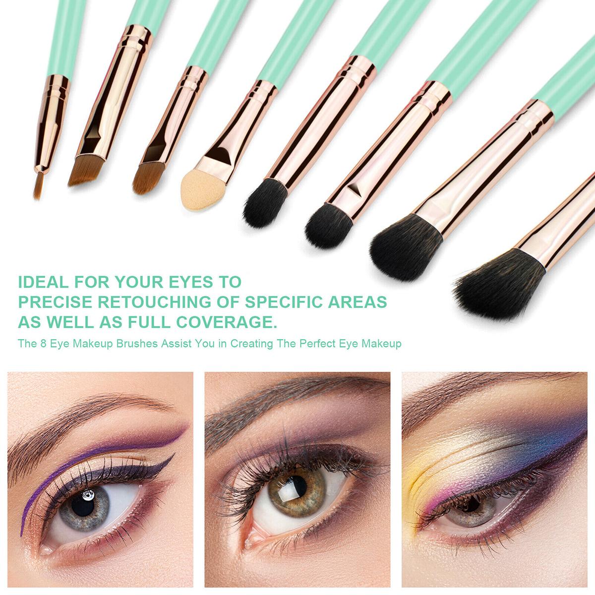 14PCS Makeup Brushes Pro Face Powder Foundation Eyeshadow Eye Blush Brush