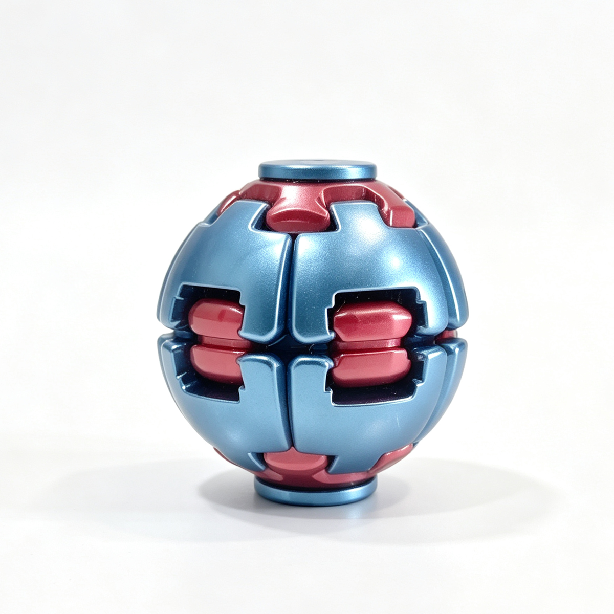 Premium Metallic Fidget Spinner Ball — Luxury Stress Relief Sensory Toy (4 Colors)