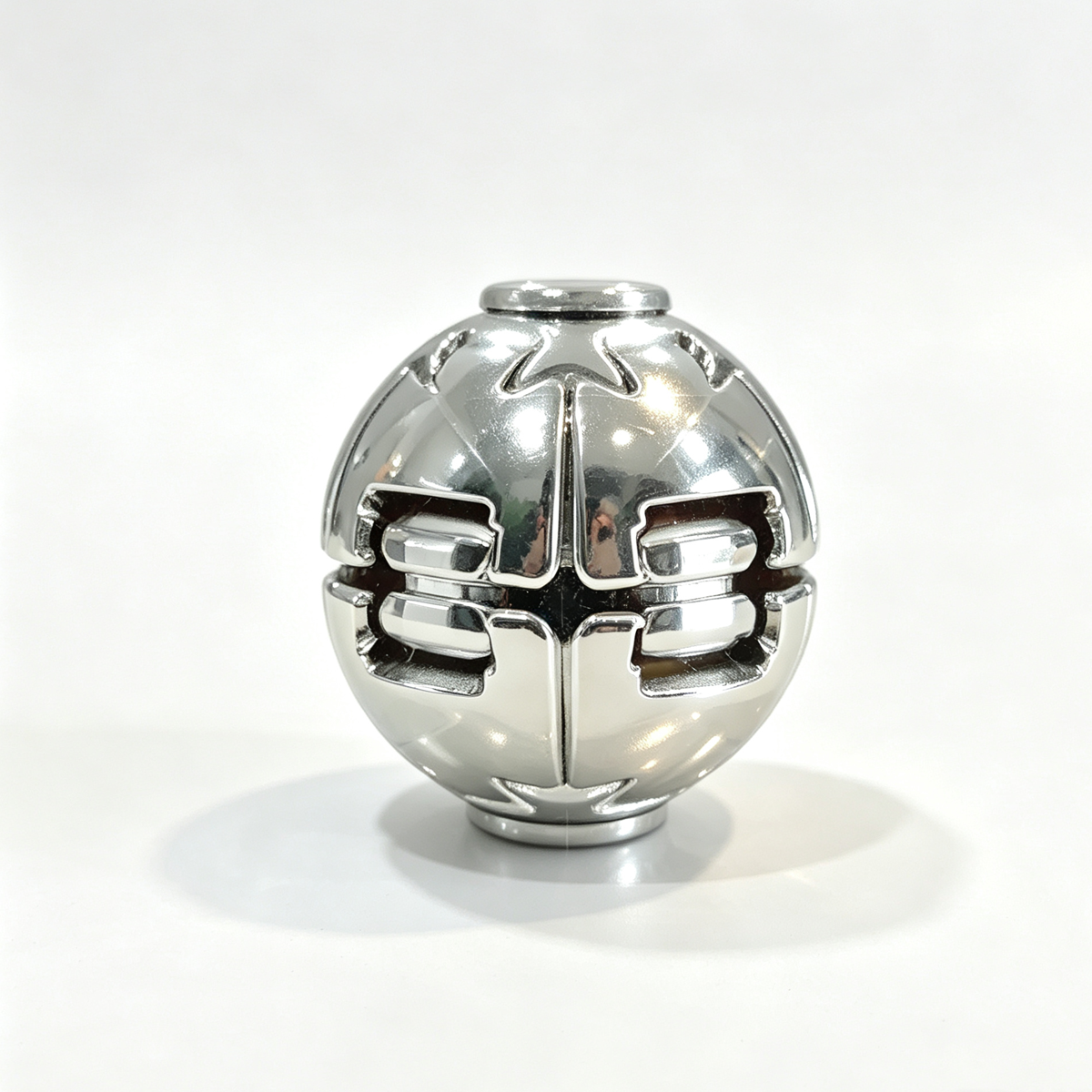 Electroplated Press Fidget Ball – Metallic Finish Press Toy