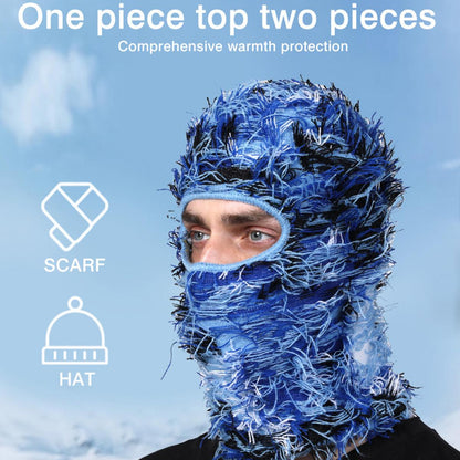 Balaclava Distressed Ski Mask For Men Women
