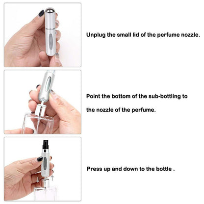 5ML Mini Pocket Sprayer Refillable Perfume Atomizer Bottle Portable