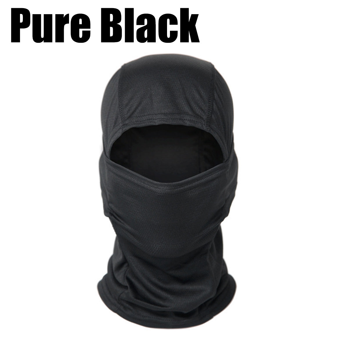 5PCS Solid Breathable Balaclava Face Mask Set for Men and Women, Ideal for Motorcycling and Skiing, UV Protector Full Face Coverage