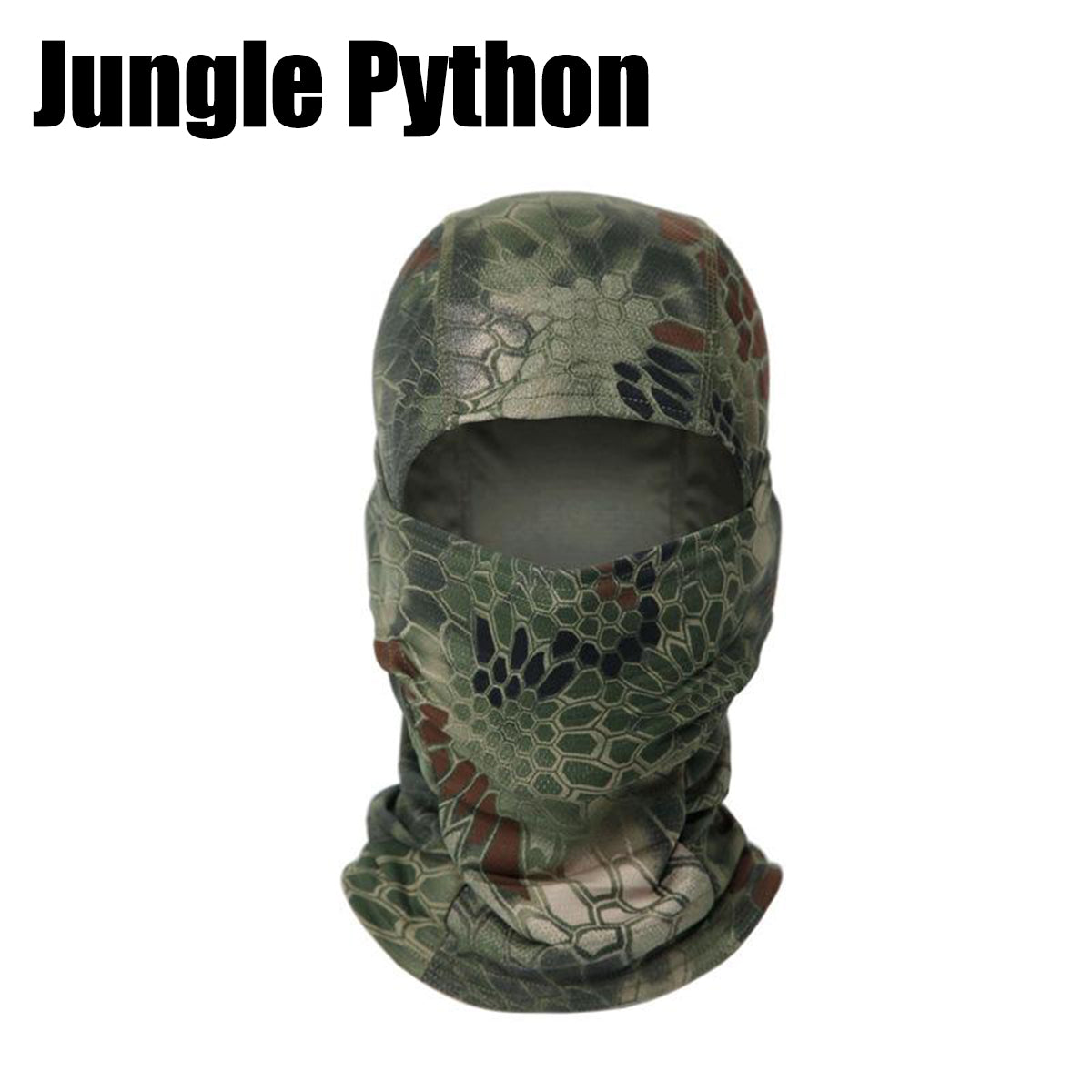 5PCS Python Pattern Balaclava Ski Mask Set - Windproof and Breathable, Unisex Size, for Men and Women, Hunting and Outdoor Activities