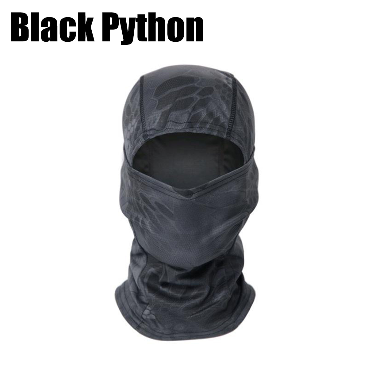 5PCS Python Pattern Balaclava Ski Mask Set - Windproof and Breathable, Unisex Size, for Men and Women, Hunting and Outdoor Activities