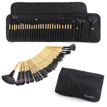 32PCS Make Up Brushes Set Cosmetic Tool With Carry Bag