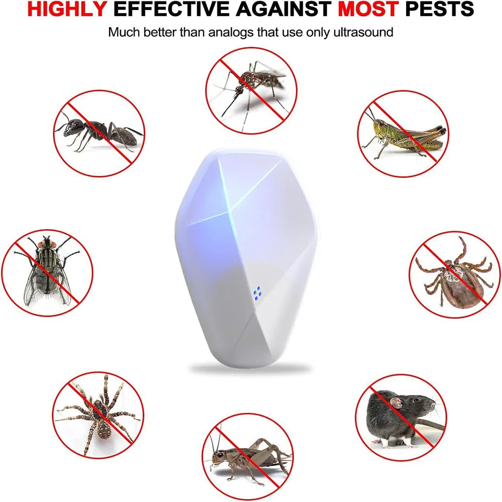 Ultrasonic Pest Repeller Electric Insect Repeller Pest Control Device