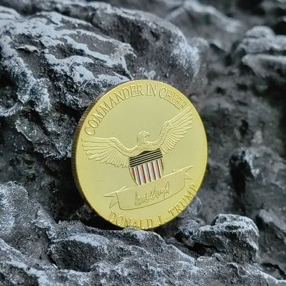 2024 Patriot Donald Trump Eagle Gold Coin Presidential Collectible Coins Gold