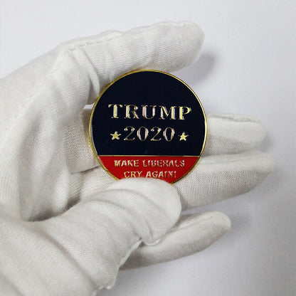 2PCS Trump President Coin Keep America Great Commemorative Challenge Coins 2020