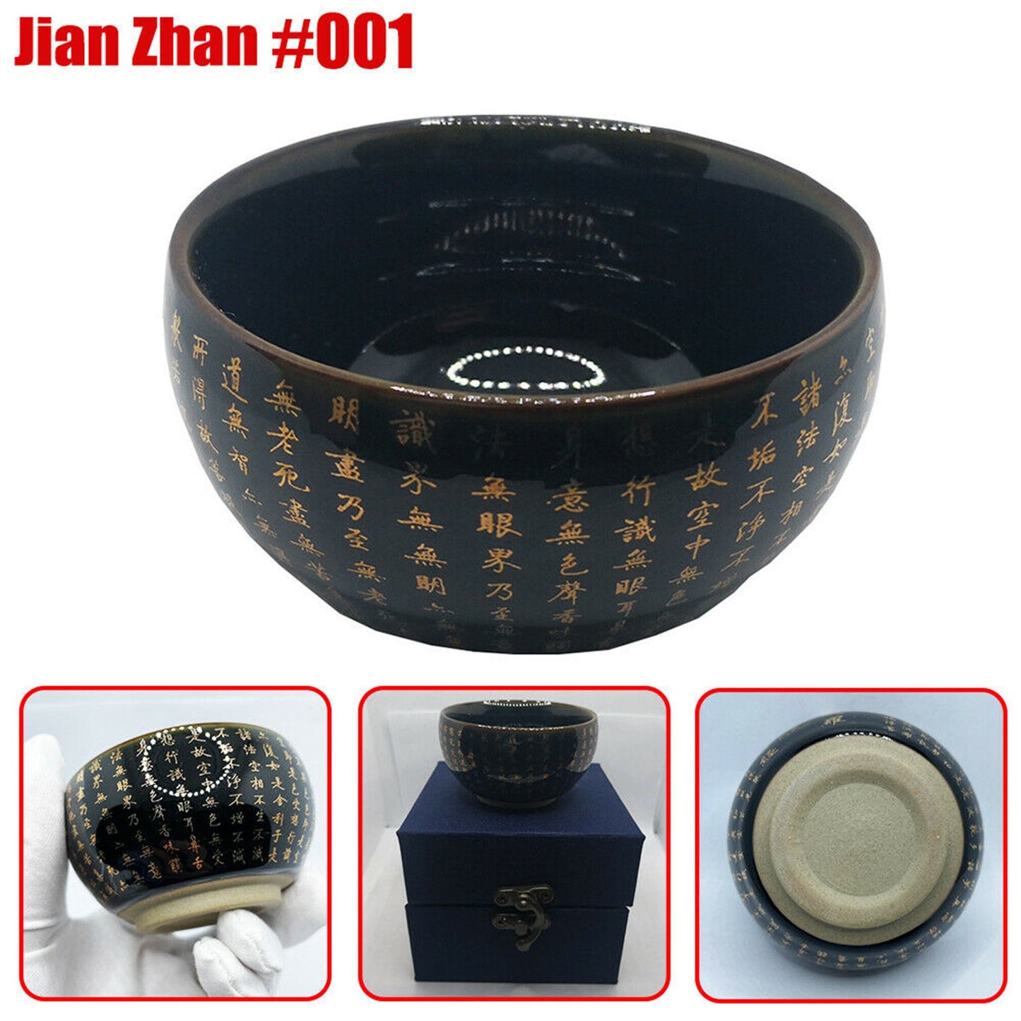 JianZhan Chinese Tea Cups  Handcrafted Tenmoku Tea Cup Ceramic Teacup Mug matcha bowl Crafts Collection|Father's Day Gift