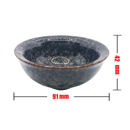 005 JianZhan Chinese Tea Cups  Handcrafted Tenmoku Tea Cup Ceramic Teacup Mug matcha Tenmoku bowl Crafts Collection|Father's Day Gift