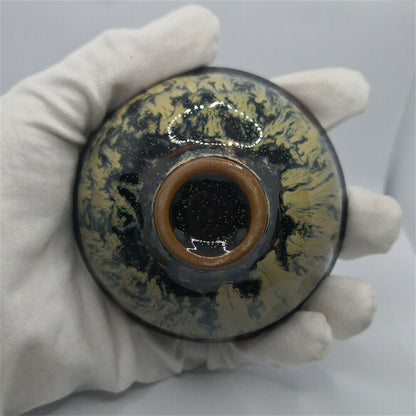 022-Chinese JianZhan Handcrafted Tenmoku Tea Cup Ceramic Teacup Mug Crafts Japanese Tea Cup Collection