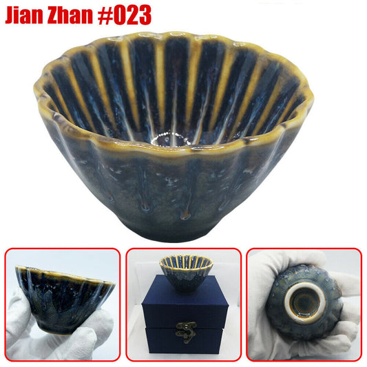 023-Chinese Gongfu JianZhan Handicrafts Cup Tenmoku Tea Cup Ceramic Teacup Mug Crafts  - Best Collection|Father's Day Gift
