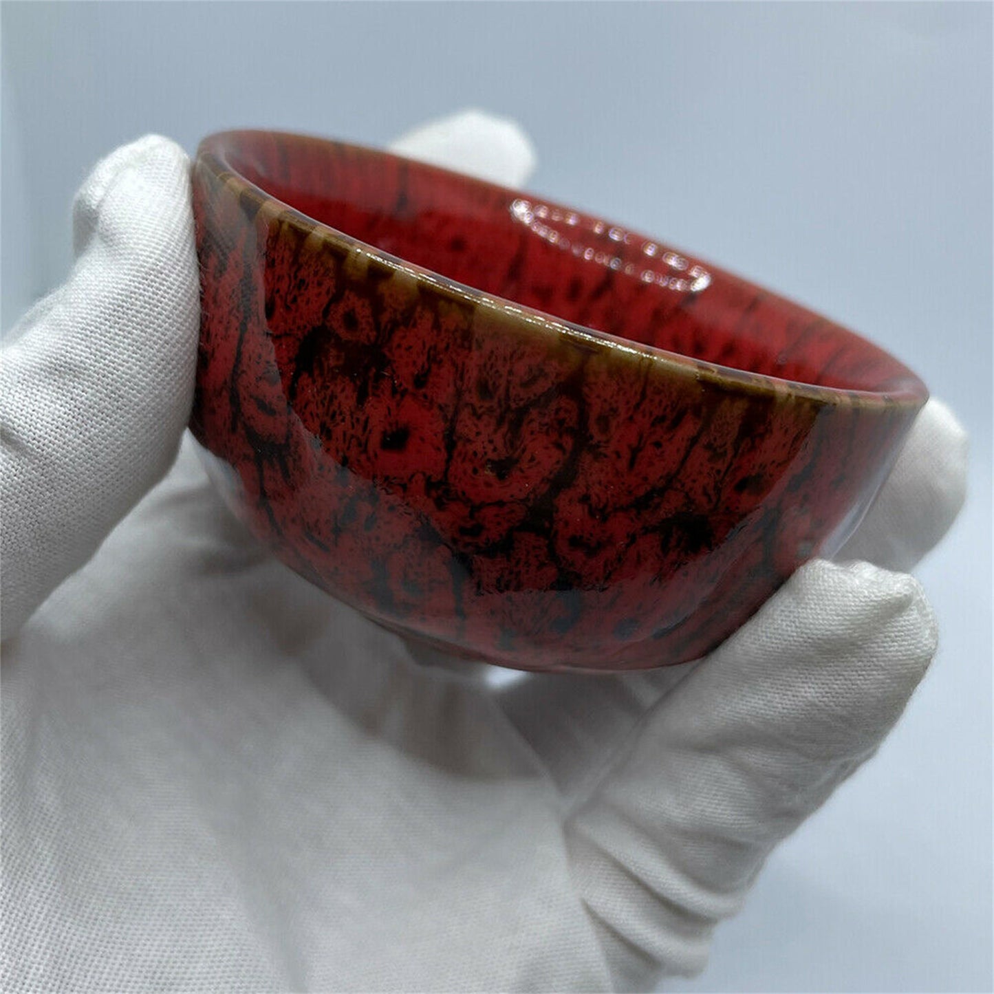 Tenmoku Porcelain Tea Cup, for Chinese Gongfu Chadao, Tea Wares, Tea Sets, Teacup Gifts|Father's Day Gift