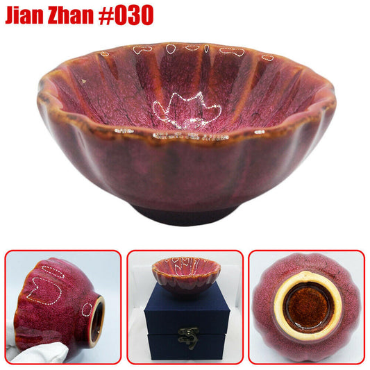 030-Chinese JianZhan Handcrafted Tea Cup Ceramic Teacup Mug Crafts Collection|Father's Day Gift