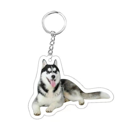 Photo Keychain |Custom Acrylic Dog Keychain |Cat Keychain Customize| keychain with your own image |Pet memorial Keychain| Birthday Present